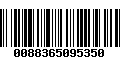 Código de Barras 0088365095350