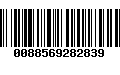 Código de Barras 0088569282839