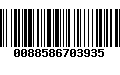 Código de Barras 0088586703935