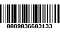 Código de Barras 0089036603133