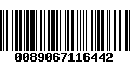 Código de Barras 0089067116442