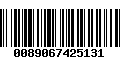 Código de Barras 0089067425131