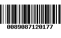 Código de Barras 0089087120177