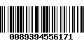 Código de Barras 0089394556171