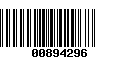 Código de Barras 00894296