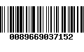 Código de Barras 0089669037152