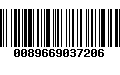 Código de Barras 0089669037206