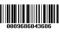 Código de Barras 0089686043686