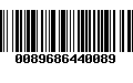 Código de Barras 0089686440089