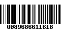 Código de Barras 0089686611618