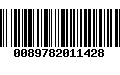 Código de Barras 0089782011428