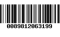 Código de Barras 0089812063199