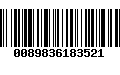 Código de Barras 0089836183521