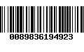 Código de Barras 0089836194923