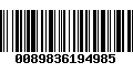 Código de Barras 0089836194985