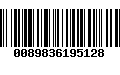 Código de Barras 0089836195128