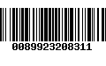 Código de Barras 0089923208311