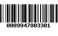 Código de Barras 0089947803301