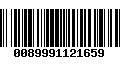 Código de Barras 0089991121659