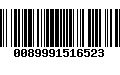 Código de Barras 0089991516523