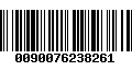 Código de Barras 0090076238261