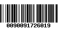 Código de Barras 0090091726019