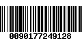 Código de Barras 0090177249128