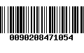 Código de Barras 0090208471054