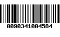 Código de Barras 0090341004584