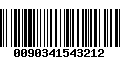 Código de Barras 0090341543212