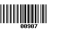 Código de Barras 00907