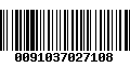 Código de Barras 0091037027108