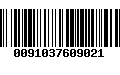 Código de Barras 0091037609021