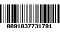 Código de Barras 0091037731791