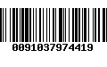 Código de Barras 0091037974419