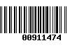 Código de Barras 00911474