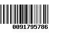 Código de Barras 0091795786