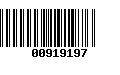 Código de Barras 00919197