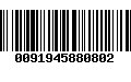 Código de Barras 0091945880802