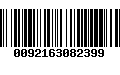 Código de Barras 0092163082399