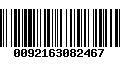 Código de Barras 0092163082467