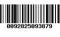 Código de Barras 0092825093879