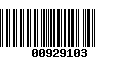 Código de Barras 00929103