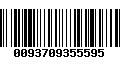 Código de Barras 0093709355595