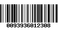 Código de Barras 0093936012308