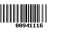 Código de Barras 00941116