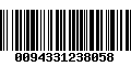 Código de Barras 0094331238058