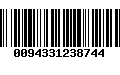 Código de Barras 0094331238744