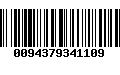 Código de Barras 0094379341109