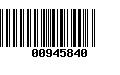 Código de Barras 00945840